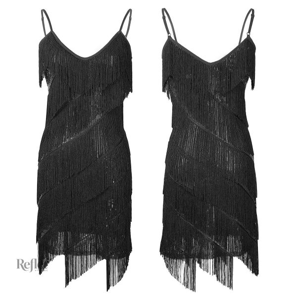 Robe à motifs années 20, style unique