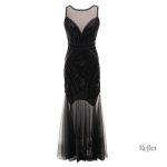 Robe rétro femme, ambiance années folles