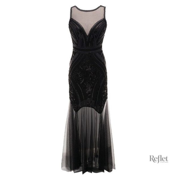Robe rétro femme, ambiance années folles