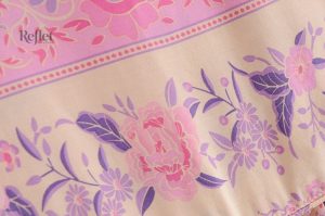 Robe vintage rose inspirée des années 70