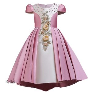 Robe princesse rose pour fille à prix abordable