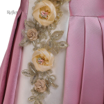 Robe enfant rose, tenue festive pour occasions spéciales