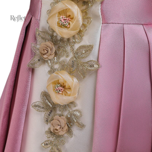 Robe enfant rose, tenue festive pour occasions spéciales