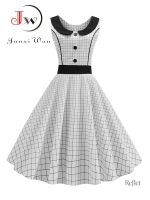Robe courte rouge style années 70