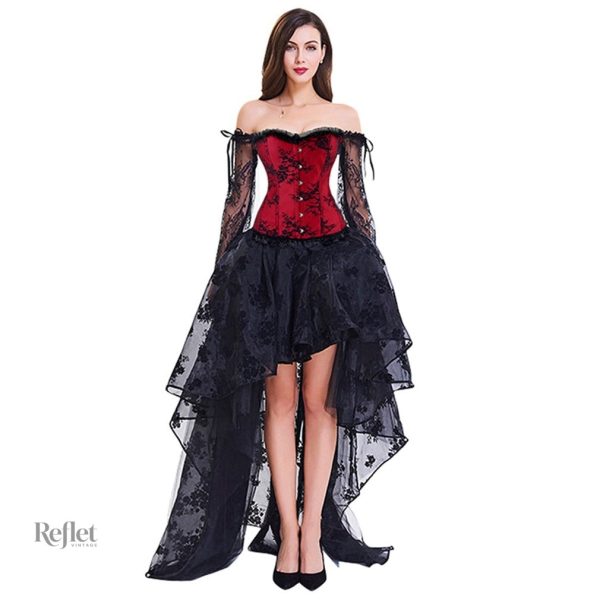 robe-rouge-annees-30-1 Robe rouge vintage années 30, style classique et élégant