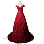 Robe rouge princesse femme élégante et raffinée