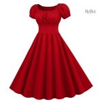 Robe vintage rouge inspirée des années 20