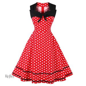 Robe estivale vintage sans manches années 70