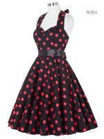 Robe sans manche à motif années 60