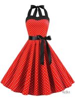 Robe sans manches pour look rétro années 60