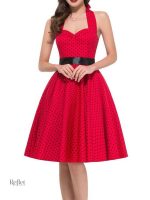 Robe sans manches avec style des années 60