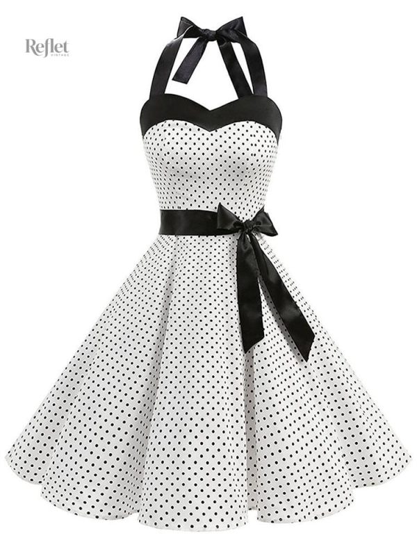 Robe sans manche, accessoire vintage années 60