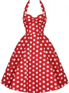 Robe rétro sans manches style années 60