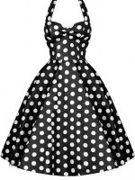 Robe classique sans manches des années 60