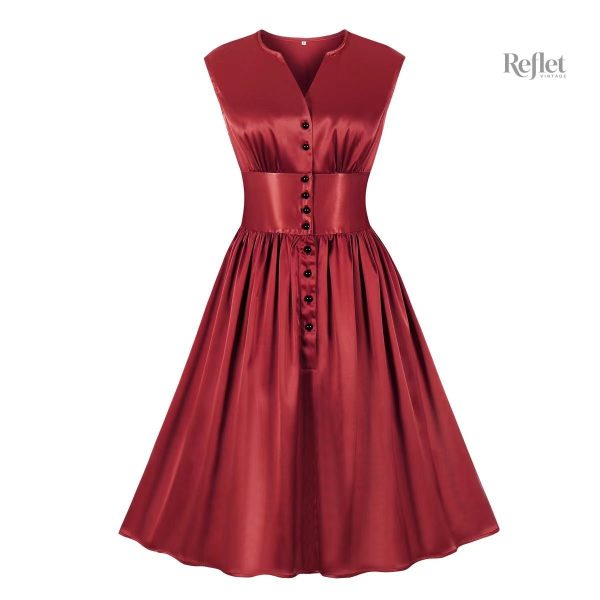 robe-satin-annee-20-1 Robe satinée années 20, élégante et vintage