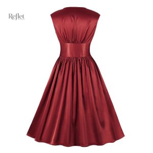 Robe 20's en satin, style rétro et chic