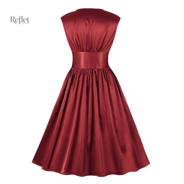 Robe 20's en satin, style rétro et chic