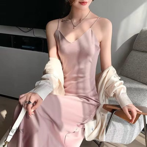 Robe satin à wear vintage années 20