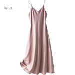 Robe inspirée des années 20 satinée
