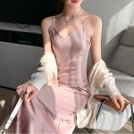 Robe de soirée rétro satin années 20