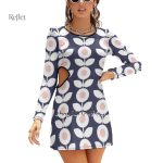 Robe rétro aux accents sexy des années 70