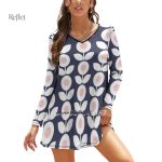 Robe élégante aux motifs années 70