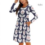 Robe années 70 avec une coupe flatteuse