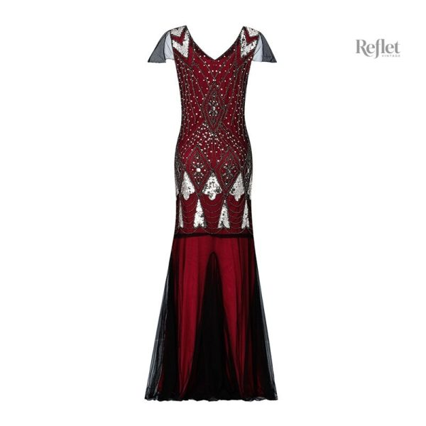 robe-soiree-annee-20-1 Robe Soirée Années 20 élégante et vintage