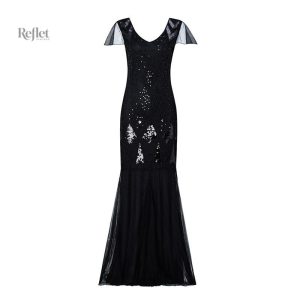 Robe vintage style années 20, parfaite pour les soirées