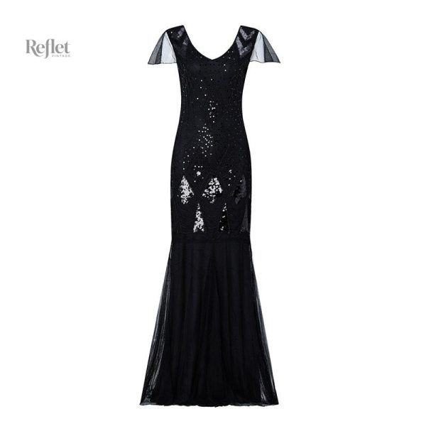 Robe vintage style années 20, parfaite pour les soirées