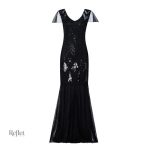 Robe rétro années 20, look glamour pour événements