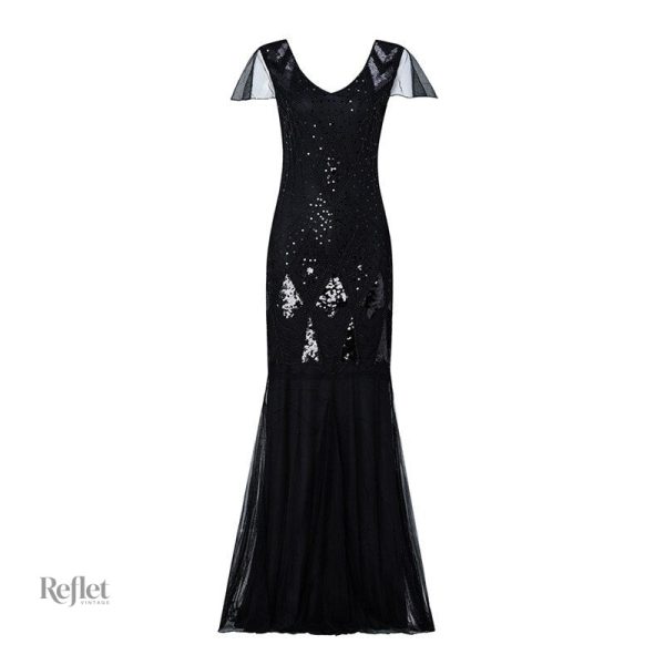 Robe rétro années 20, look glamour pour événements