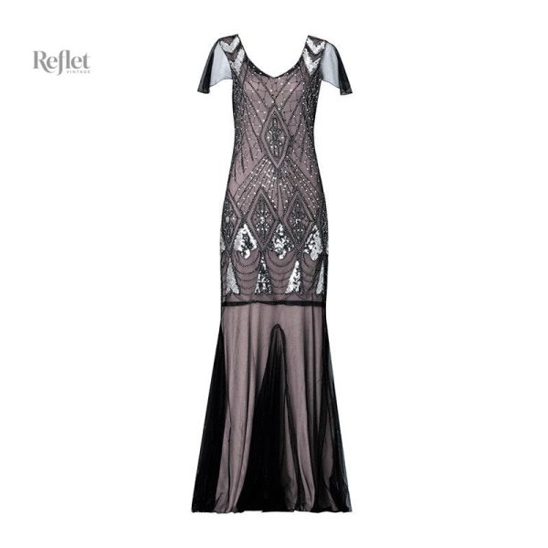 Robe années 20 chic, accessoire idéal pour fêtes