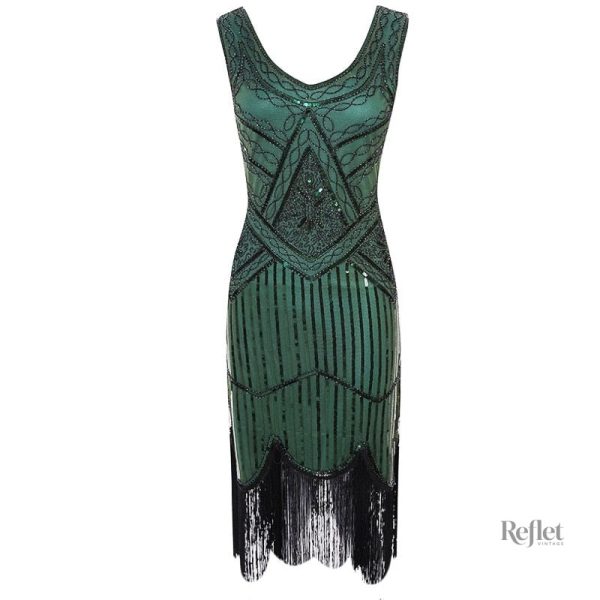 Chic et glamour : robe années 20 blanche