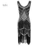 Style rétro : robe blanche années 20