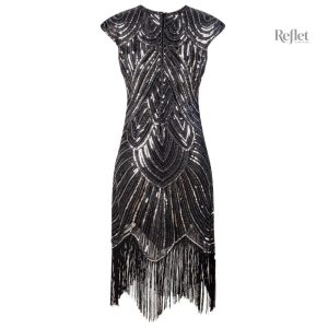 Robe Soirée Année 30 élégante et rétro