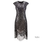 Robe vintage des années 30, style soirée