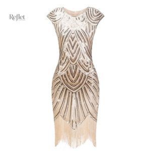 Robe soirée style Art Déco années 30