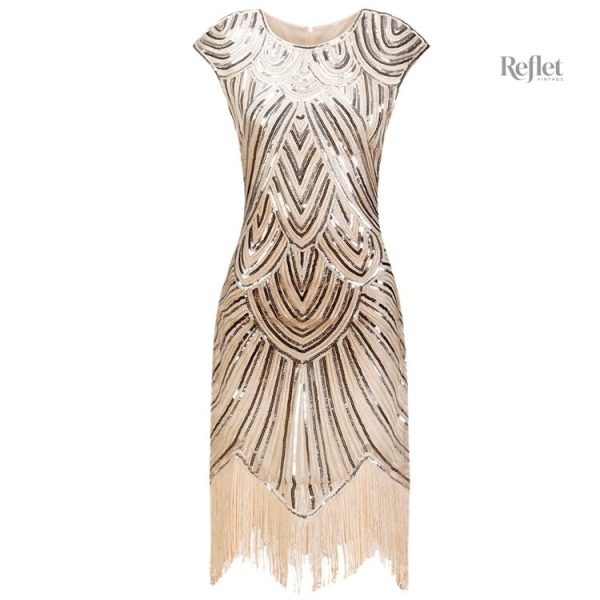Robe longue Années 30, look glamour