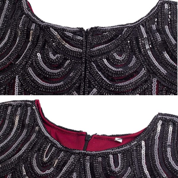 Robe raffinée années 30, parfaite pour les soirées