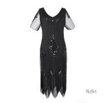 Chic robe femme années 30, parfaite pour les événements