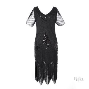 Chic robe femme années 30, parfaite pour les événements