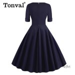 Robe soirée avec taille cintrée, style élégant