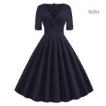 Robe élégante avec motifs floraux vintage