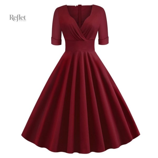 Robe soirée en tissu léger, charme intemporel