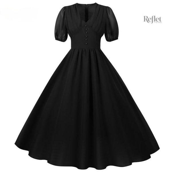 robe-soiree-annee-60-1 Robe Soirée Années 60 élégante et vintage
