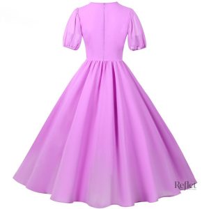Robe vintage années 60 avec silhouette classique