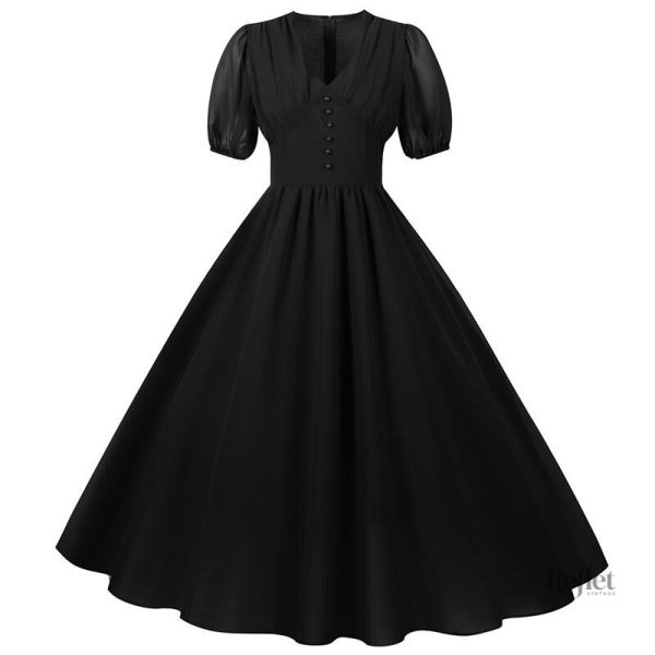 Robe soirée élégante inspirée des années 60