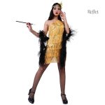 Robe soirée femme aux finitions soignées années 20