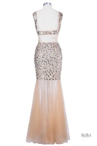 Robe longue élégante avec style rétro des années 20